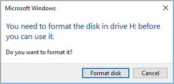How to fix format disk error without formatting 1