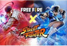 Free Fire and Street Fighter collaboration