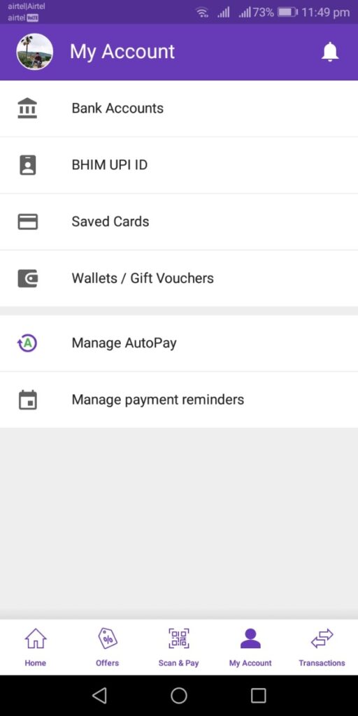 Remove Bank Account from Phonepe 2