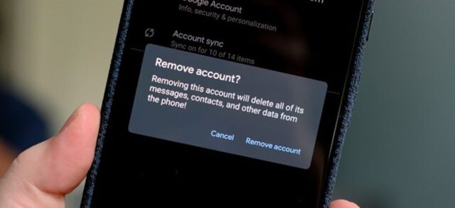 remove gmail account from phone 1