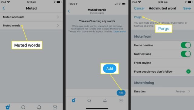 block words on twitter 1