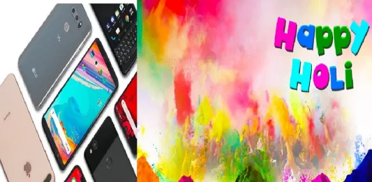 protect smartphones and other gadgets when playing Holi