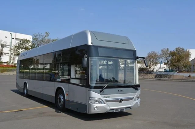 First Hydrogen fuel Cell Bus In India 2