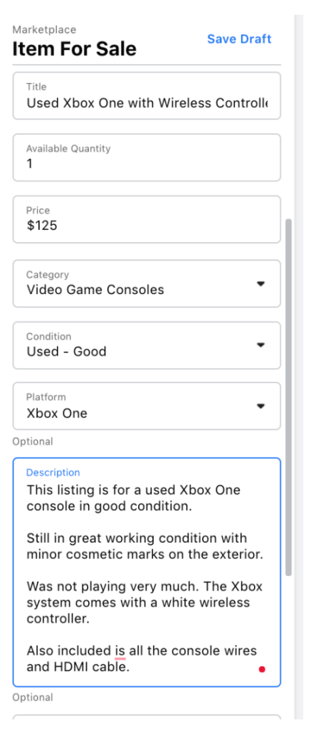 How to add items for sale on Facebook marketplace 5