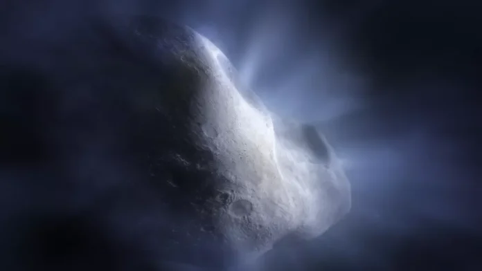 water discovered in space