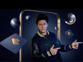 rummy online in India Shahrukh A23 ad