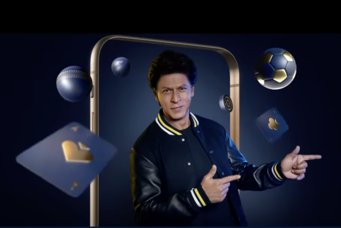 rummy online in India Shahrukh A23 ad