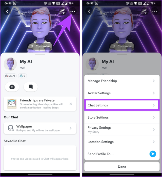 how to get rid of my ai on snapchat 3