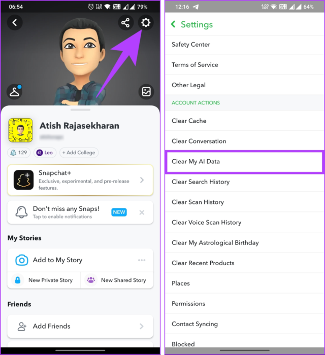 how to get rid of my ai on snapchat 6